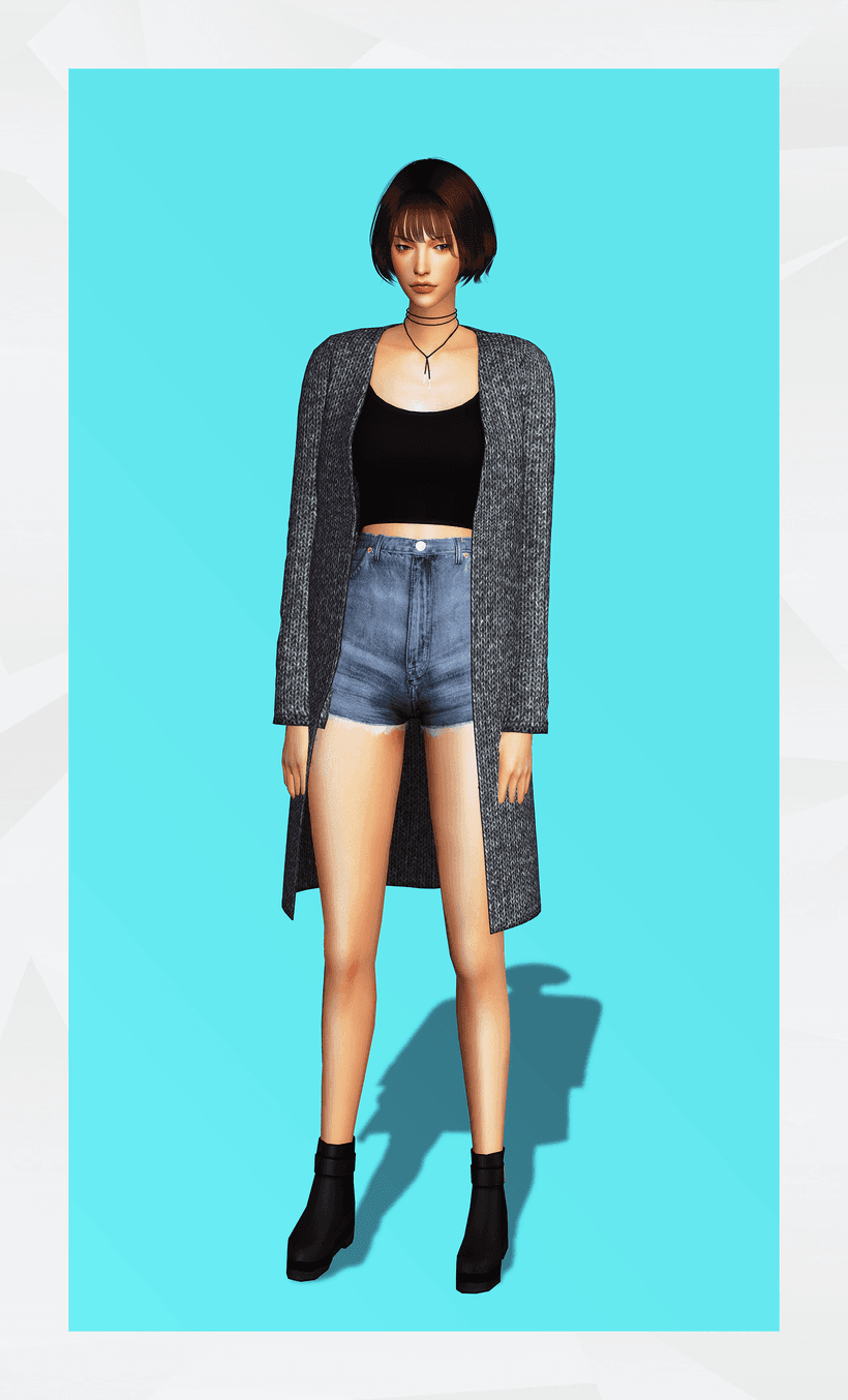 Галерея мода Кардиган Long Cardigan #1